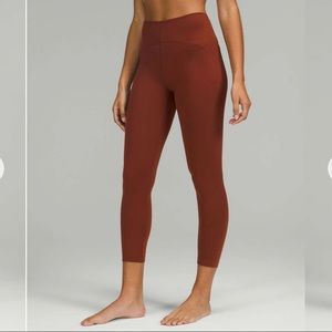 Lululemon Instill High-Rise Tight 25, Size 6, Date Brown